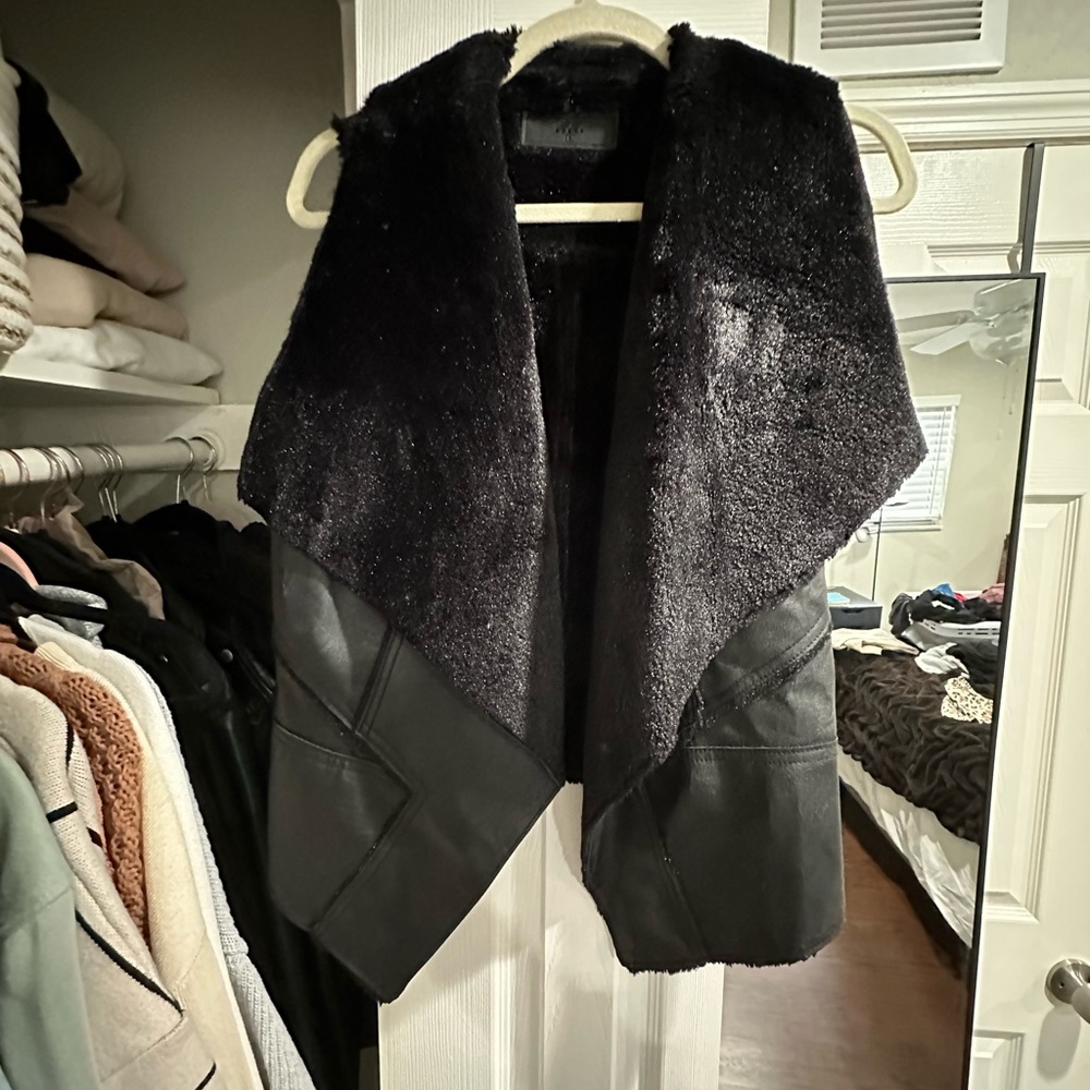 BlankNYC Faux Leather Vest